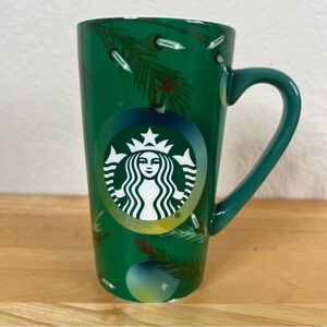 Starbucks Nestle Green Christmas Tree Holiday 16oz. 2020 Coffee Tea Mug Cup